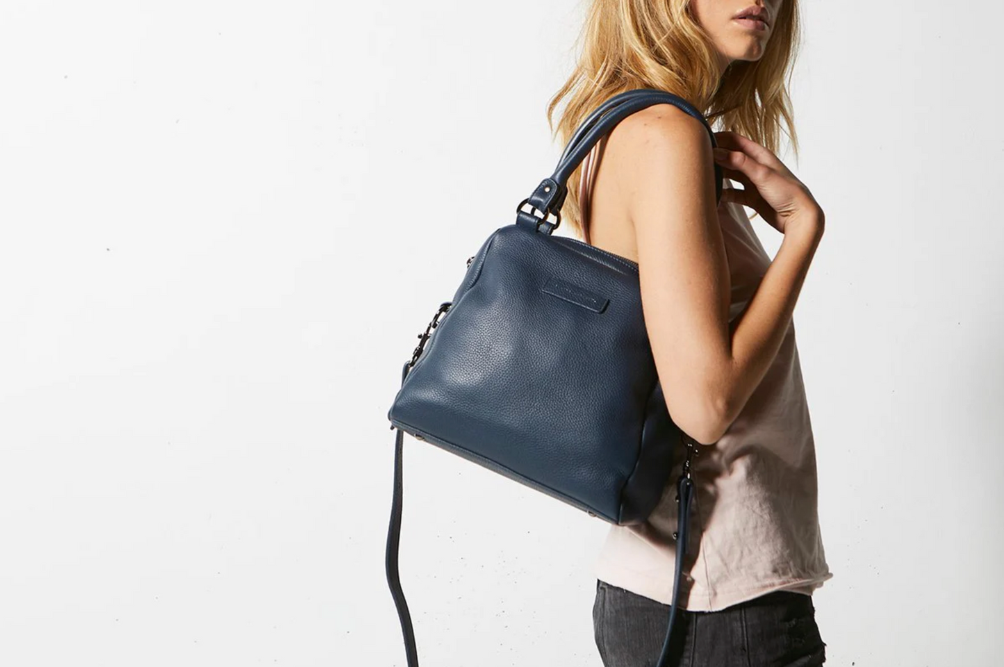 Status Anxiety Last Mountains Bag Navy Blue