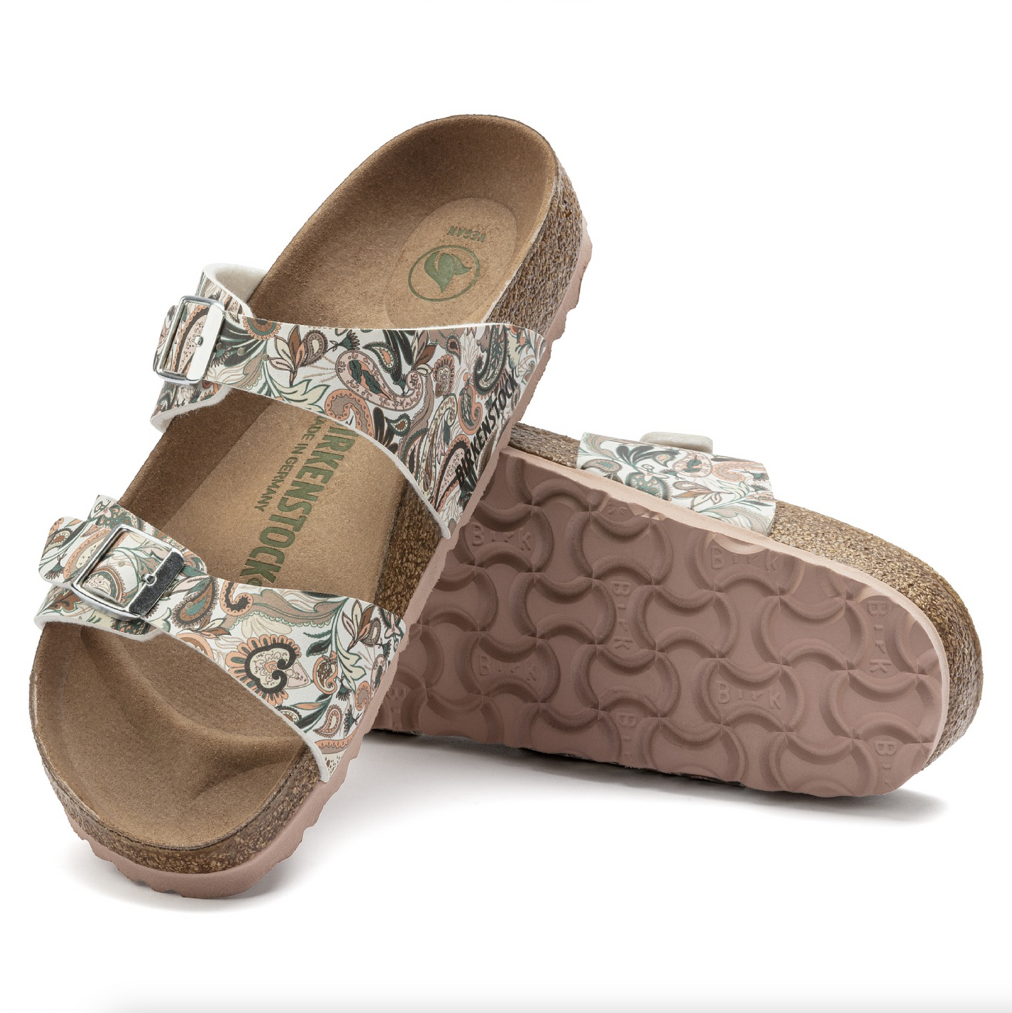 Birkenstock 1023212 Sydney BS Vegan Paisley Light Rose Regular