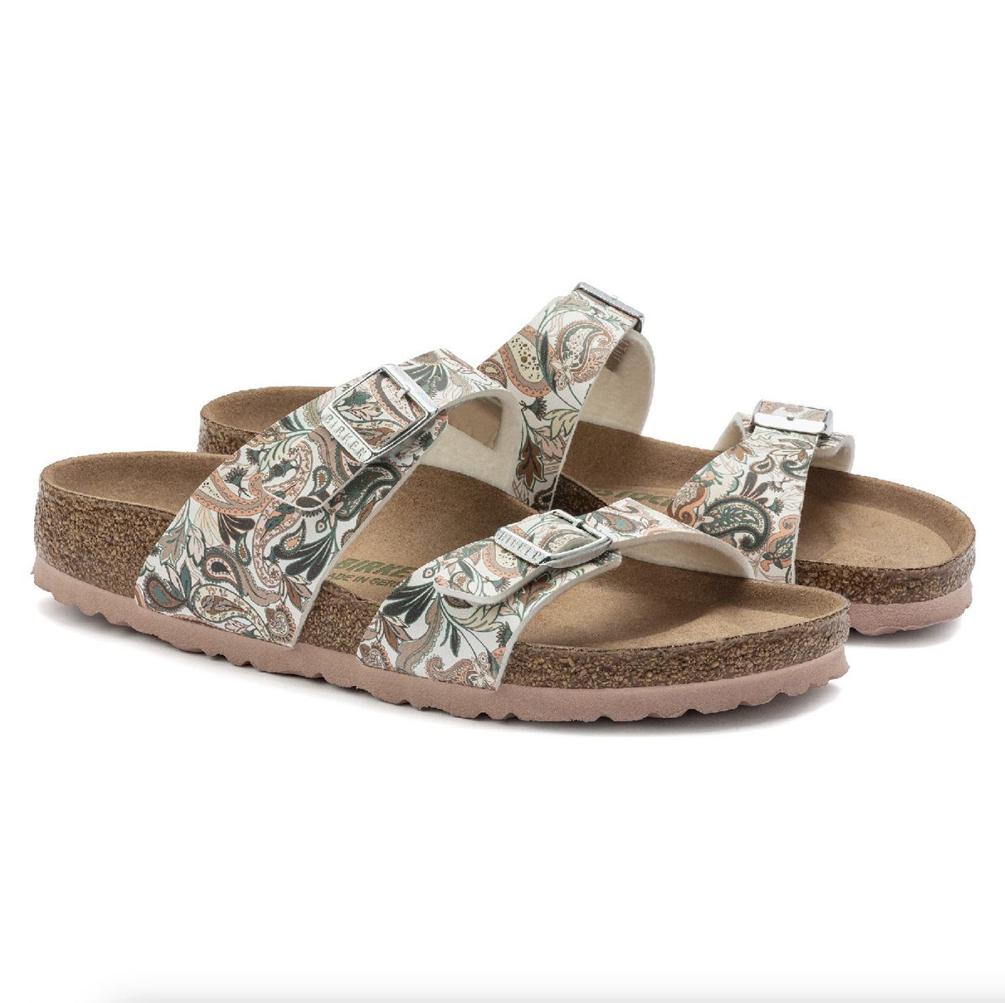 Birkenstock 1023212 Sydney BS Vegan Paisley Light Rose Regular
