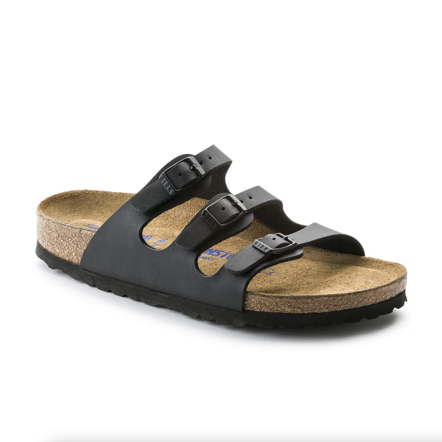 Birkenstock 053013 Florida Black SFB Narrow