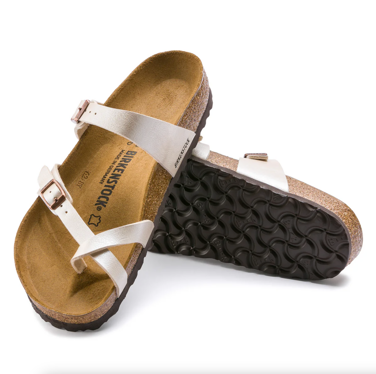 Birkenstock 071661 Mayari BF Graceful Pearl White Regular