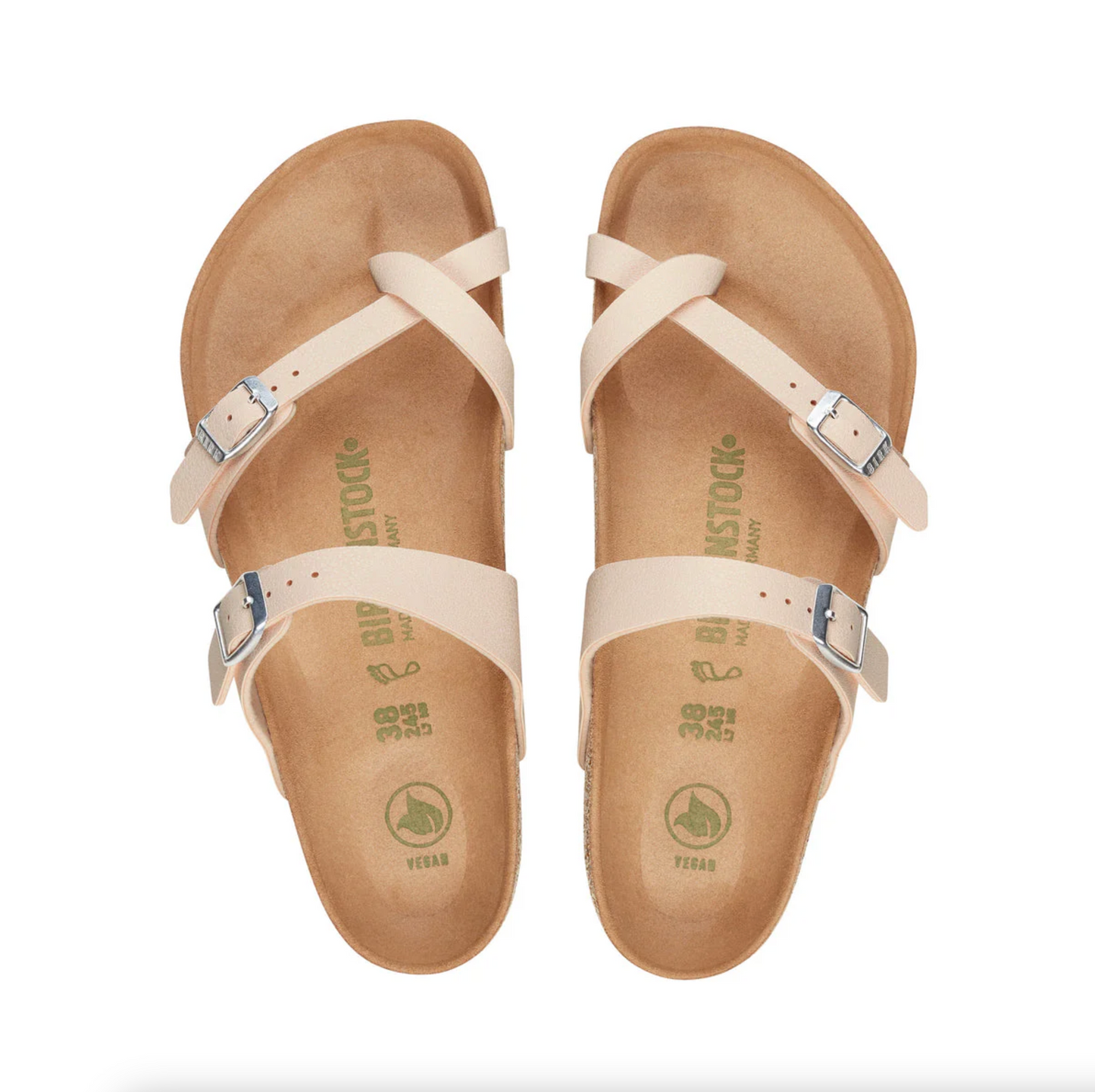 Birkenstock 1018488 Mayari Light Rose BirkiBuc/ Microfibre Vegan Regular