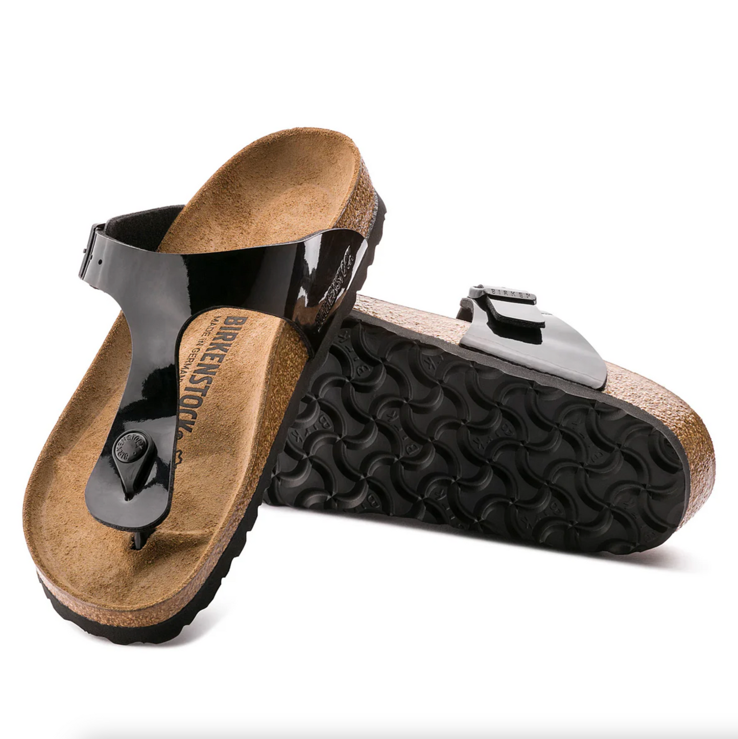 Birkenstock 0043663 Gizeh Black Patent Narrow