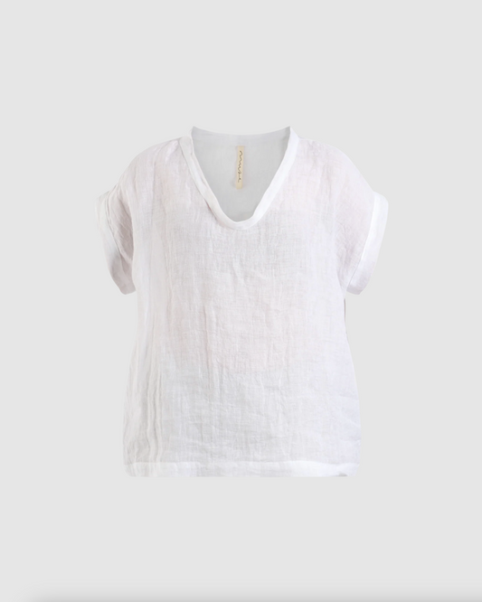 Muse Linen Gauze Tee