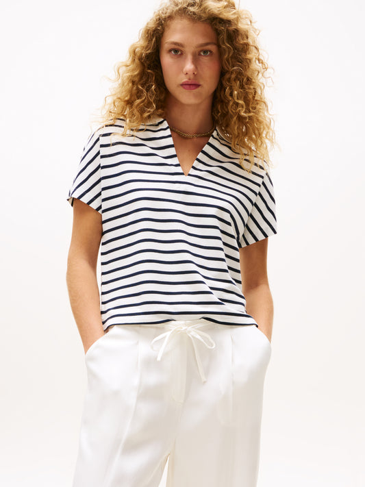 Tommy Hilfiger Lyocell Tipping Open S/S Polo