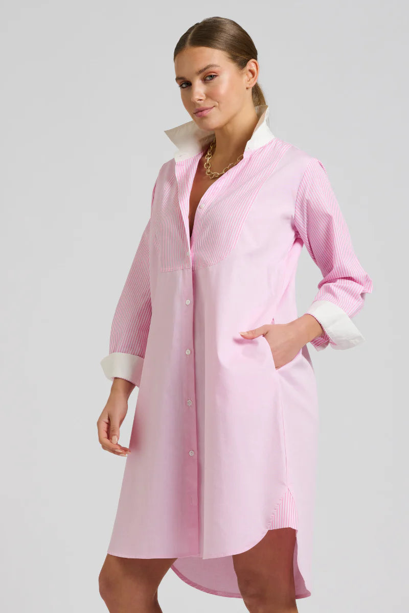 Shirty Classic Bib Shirt Dress