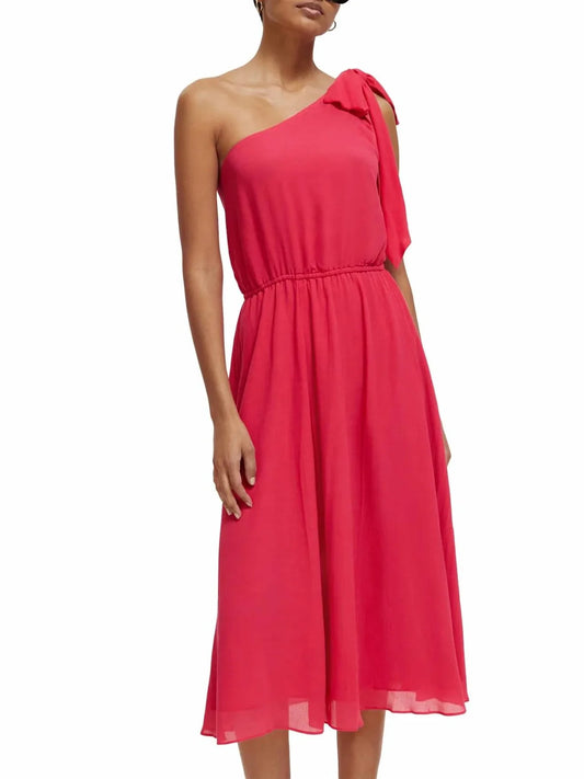 Scotch & Soda Asymmetric Midi Dress