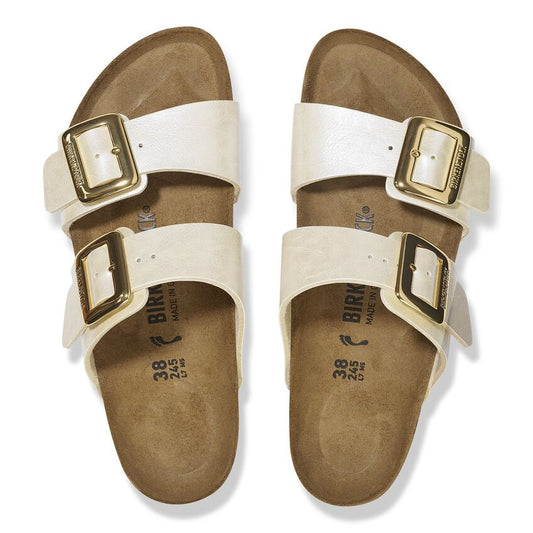 Birkenstock 1029463 Sydney Cushion Buckle  Graceful Pearl White Birko-Flor Regular