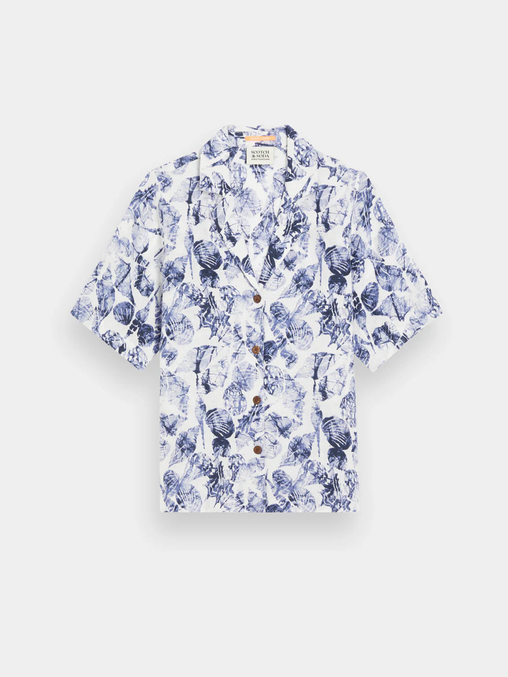 Scotch & Soda Linen camp shirt