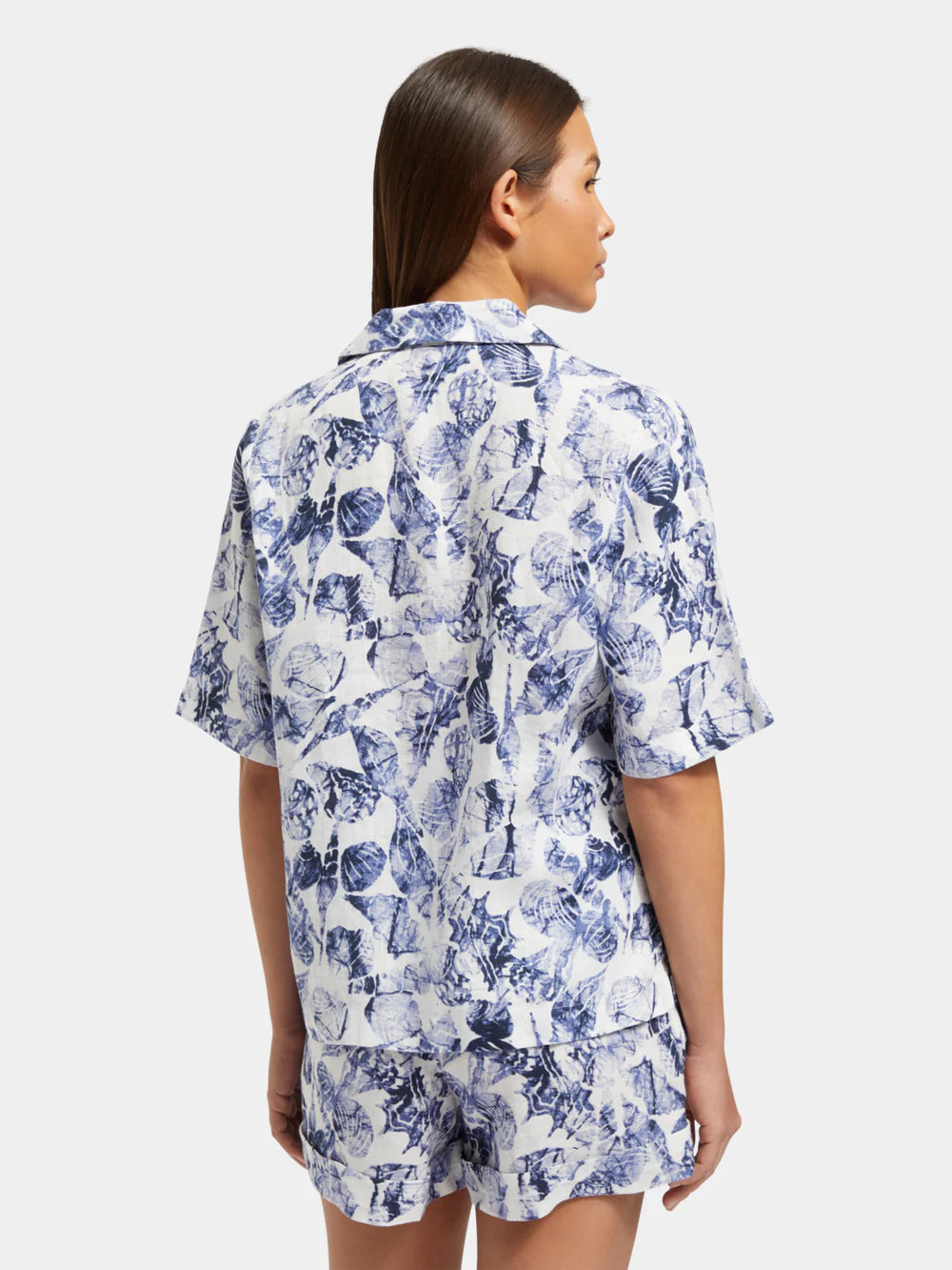 Scotch & Soda Linen camp shirt