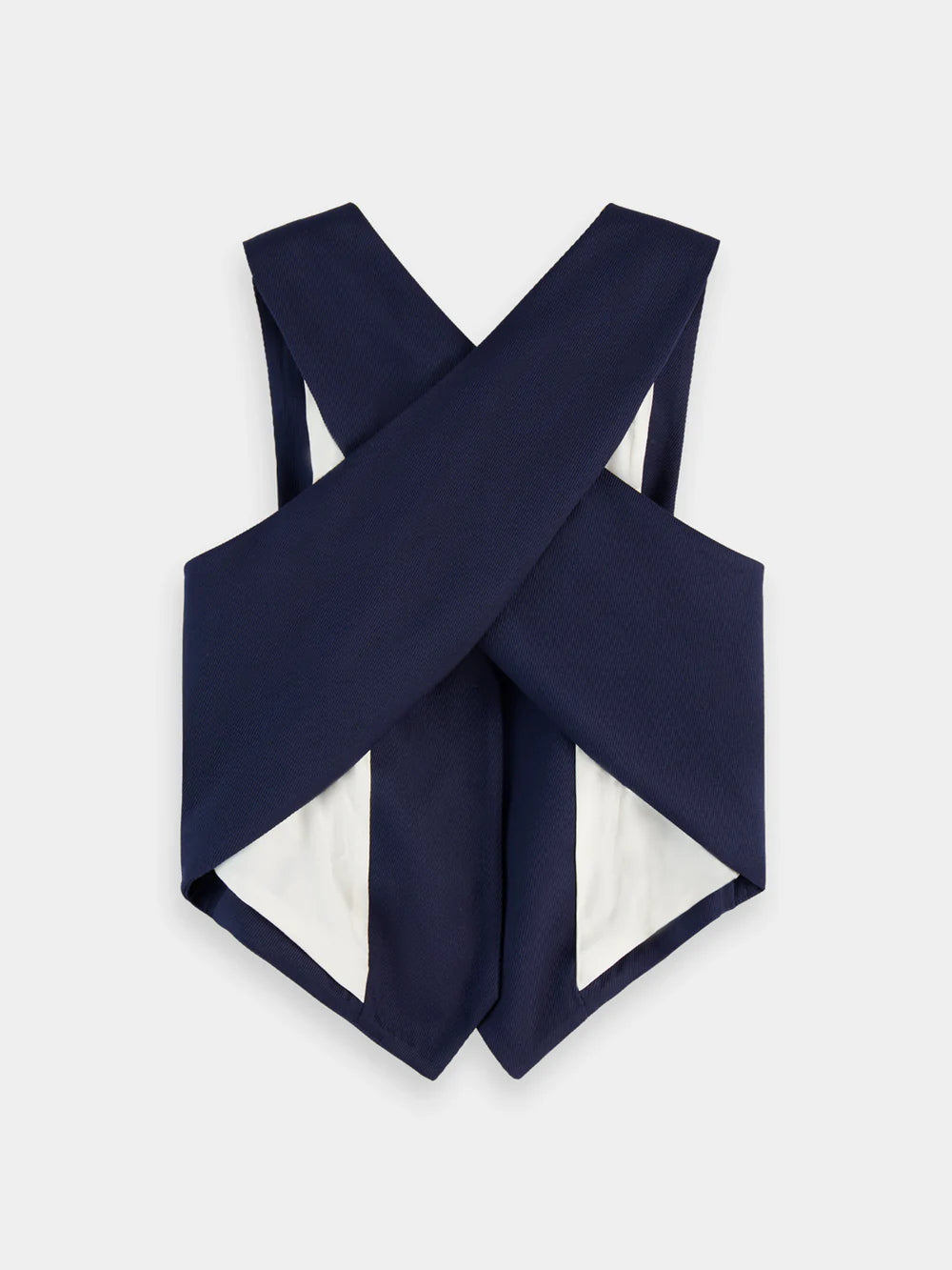 Scotch & Soda Cross Back Gabardine Waistcoat