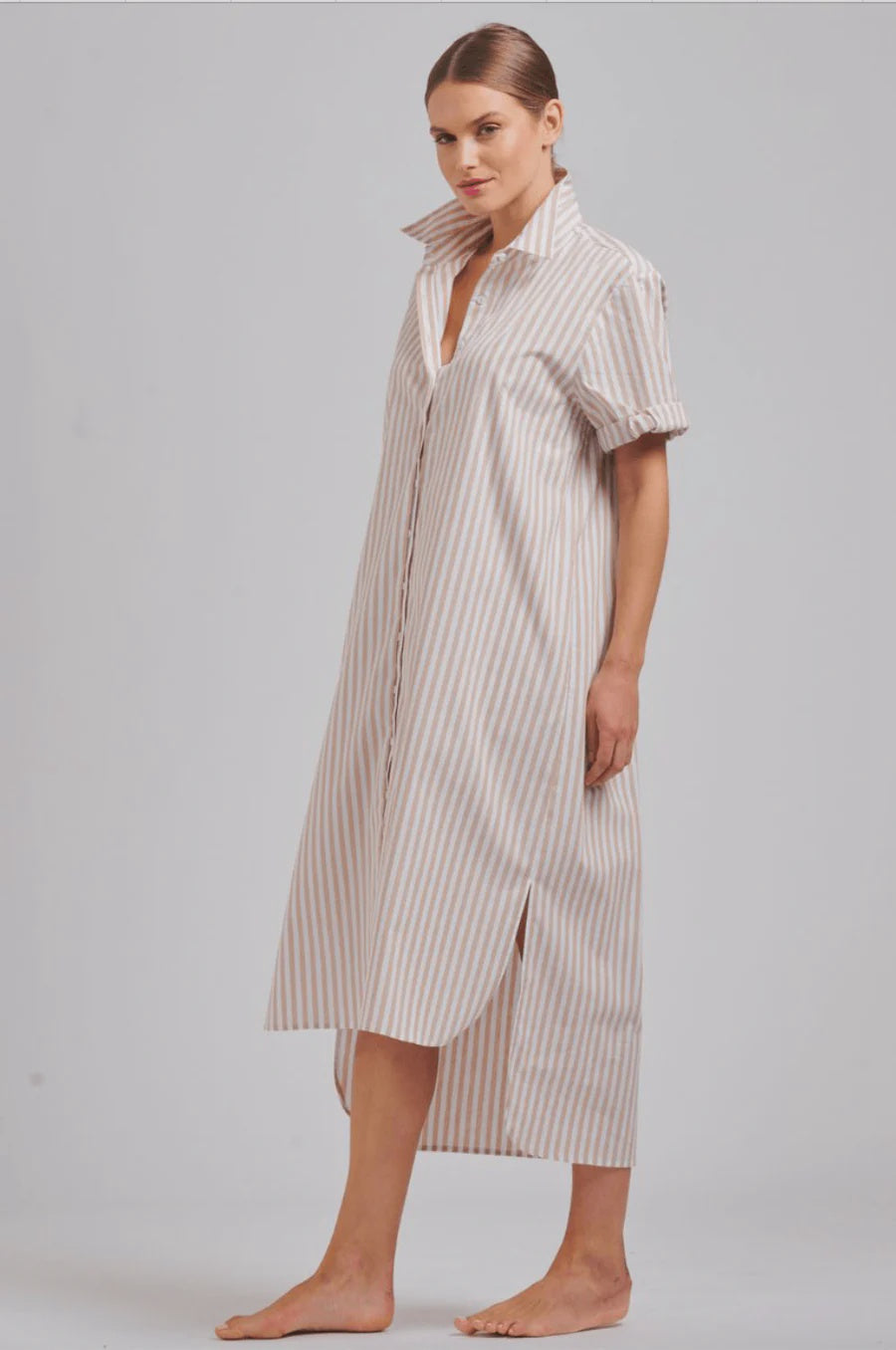 Shirty The Annie Relaxed Longline  Shirtdress