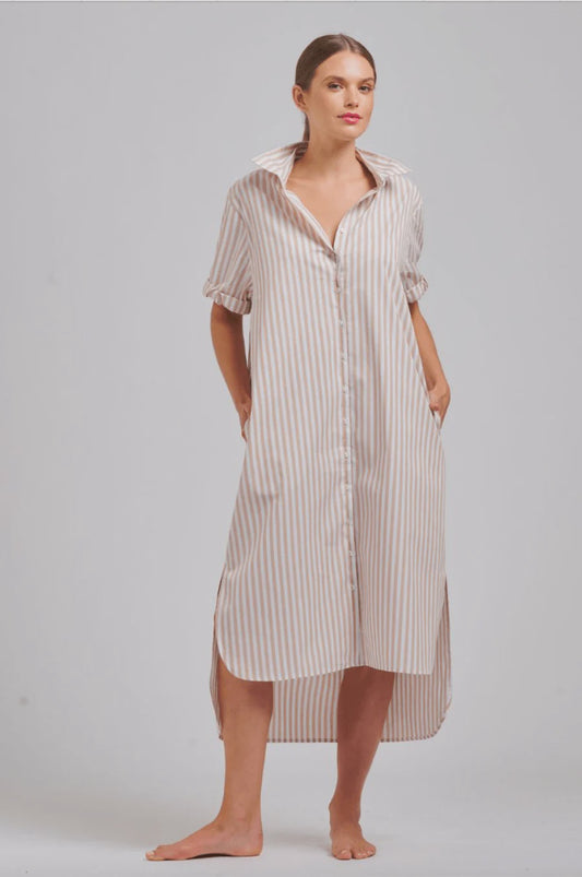 Shirty The Annie Relaxed Longline  Shirtdress