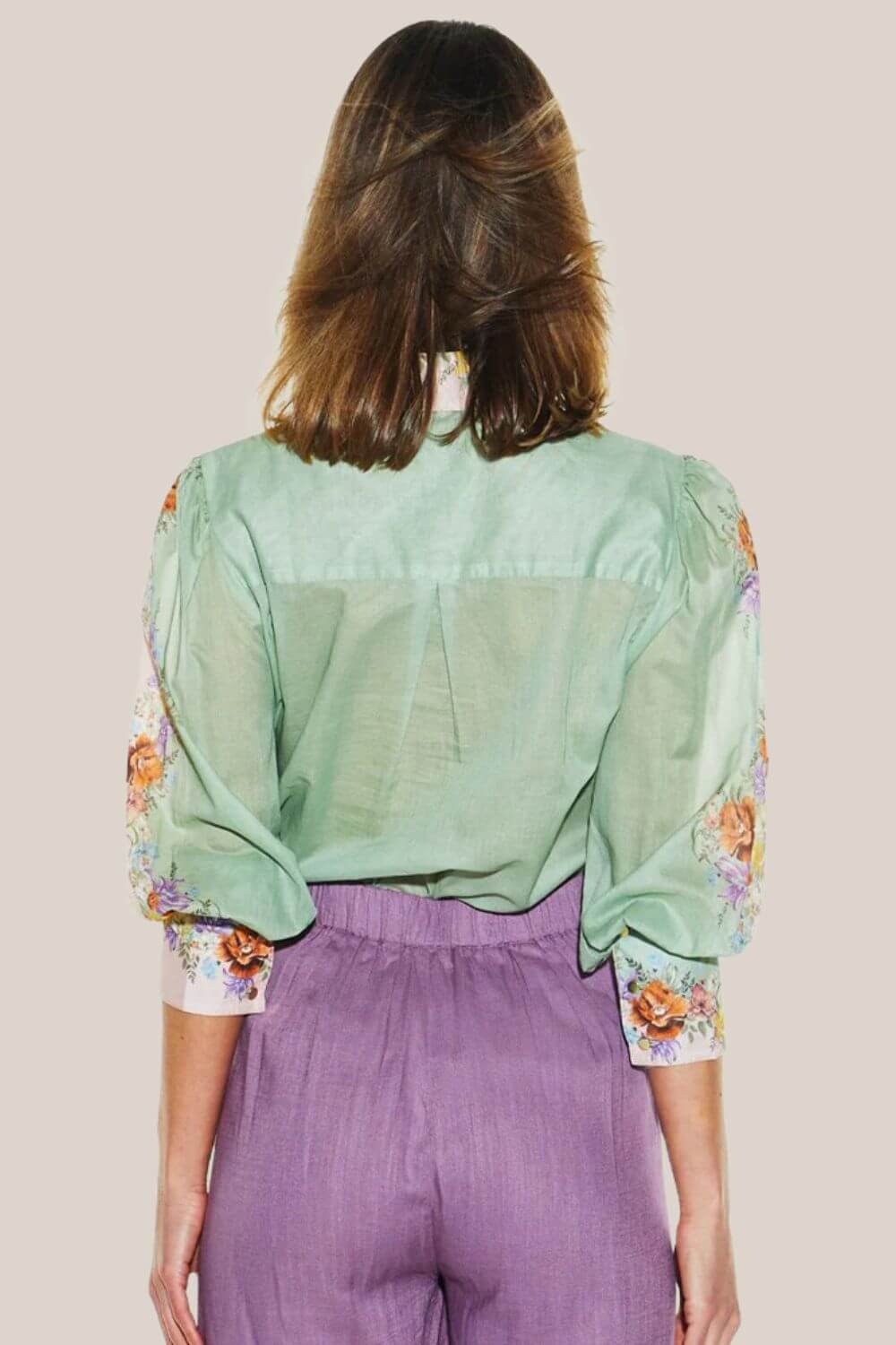 Fate + Becker Hollyhock Floral Eye Shirt