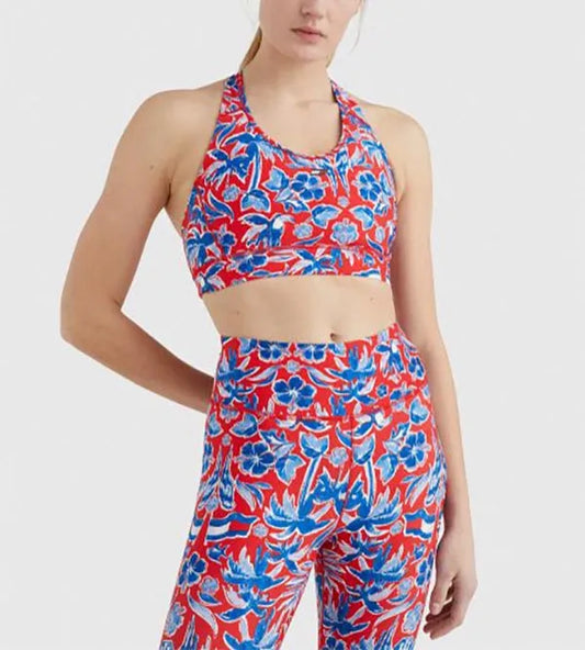 Tommy Hilfiger Mid Intensity Floral Island Print Bra