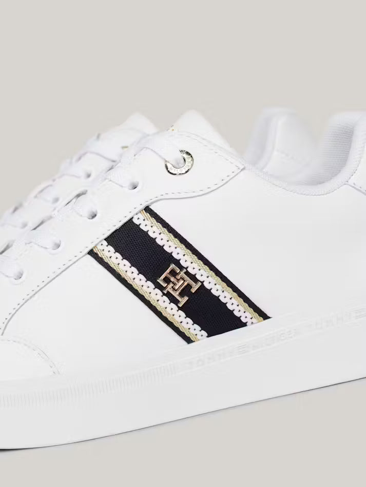 Tommy Hilfiger Webbing Court Sneaker White