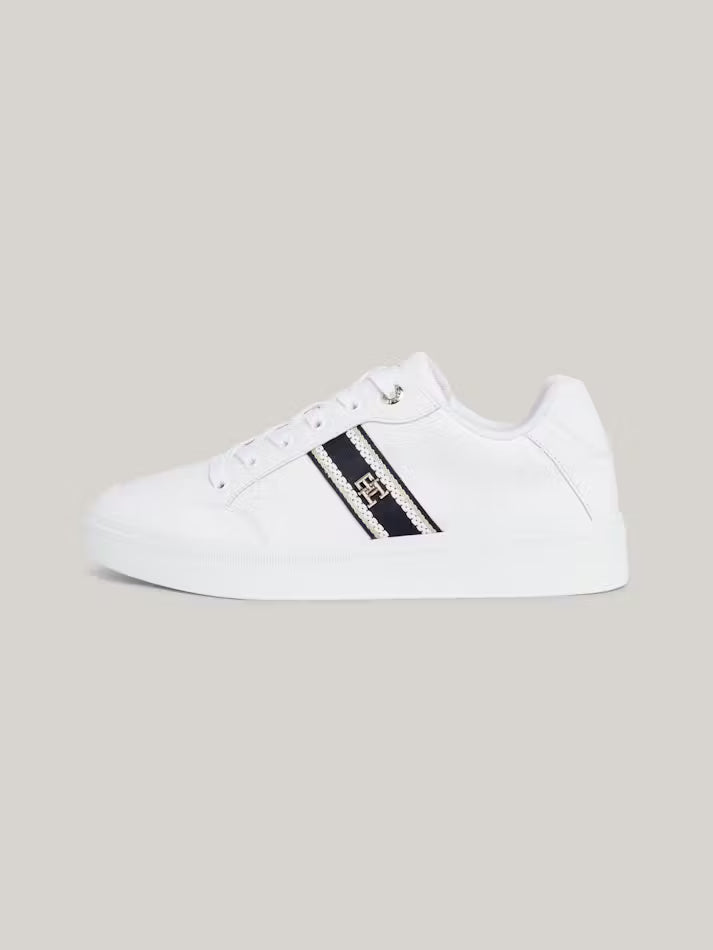 Tommy Hilfiger Webbing Court Sneaker White