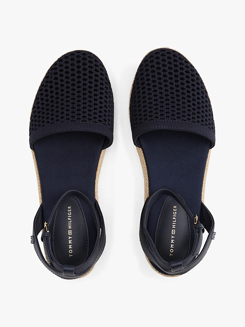 Tommy Hilfiger Knit Mesh Espadrille Platform Shoes