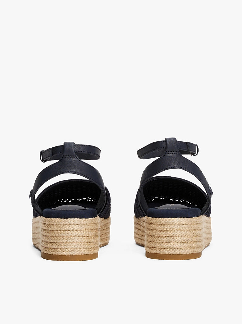 Tommy Hilfiger Knit Mesh Espadrille Platform Shoes