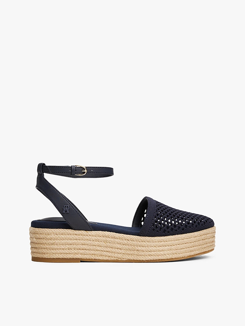 Tommy Hilfiger Knit Mesh Espadrille Platform Shoes