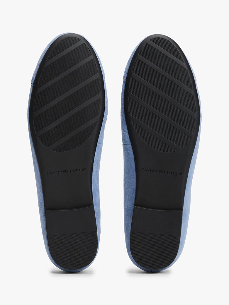 Tommy Hilfiger Toe Cap Suede Ballerina Flats