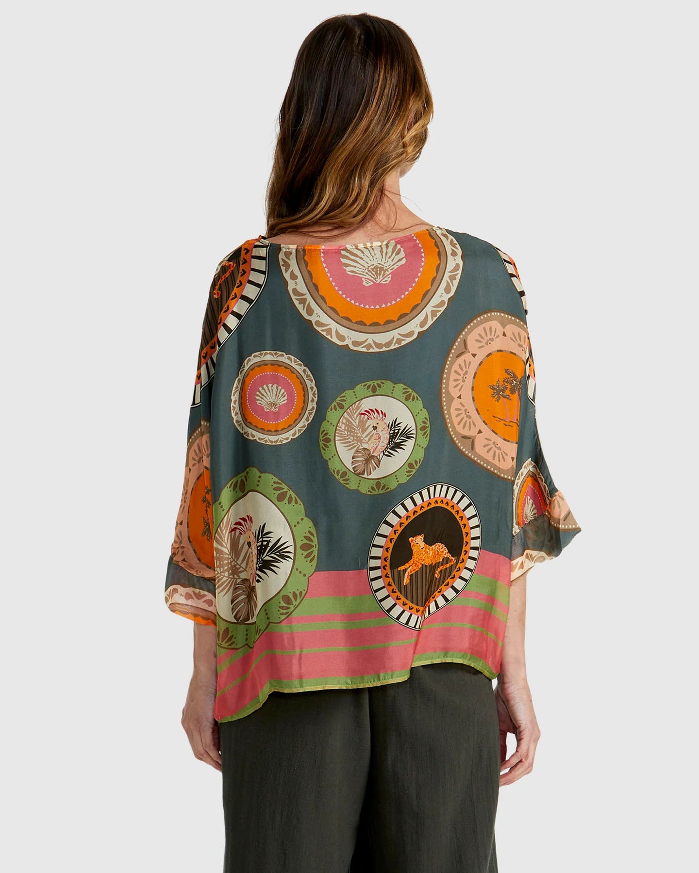 Fate + Becker Satin Fabric Ernst Top