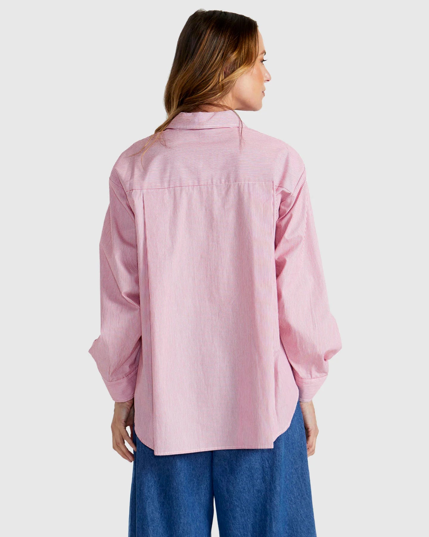Fate + Becker Madras Shirt Whit Stripes L/S Shirt