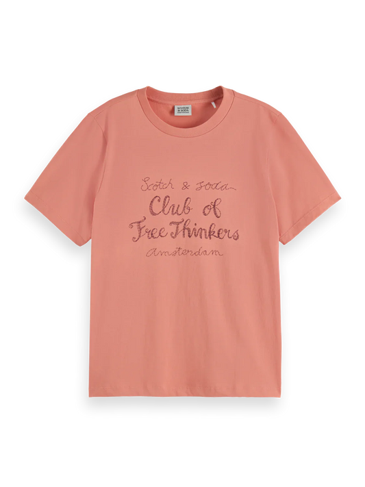 Scotch & Soda Regular Fit Tee with Artwork