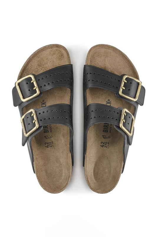 Birkenstock 1022604 Arizona Bold Urban Uniform Black Premium Natural Leather Regular