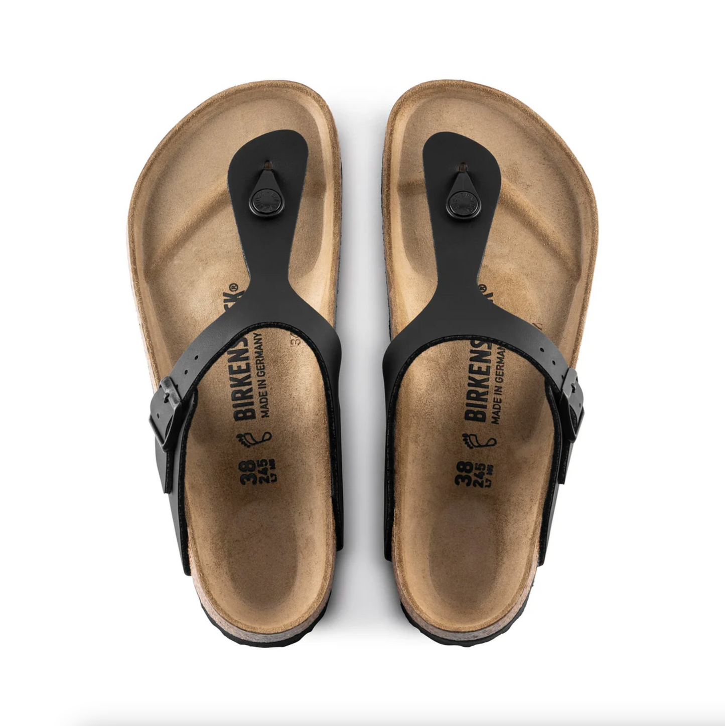 Birkenstock 043691 Gizeh BF Black Regular