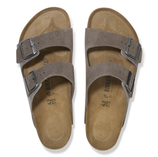 Birkenstock 1029156 Arizona BS Mixed Leather - Concrete Gray Regular