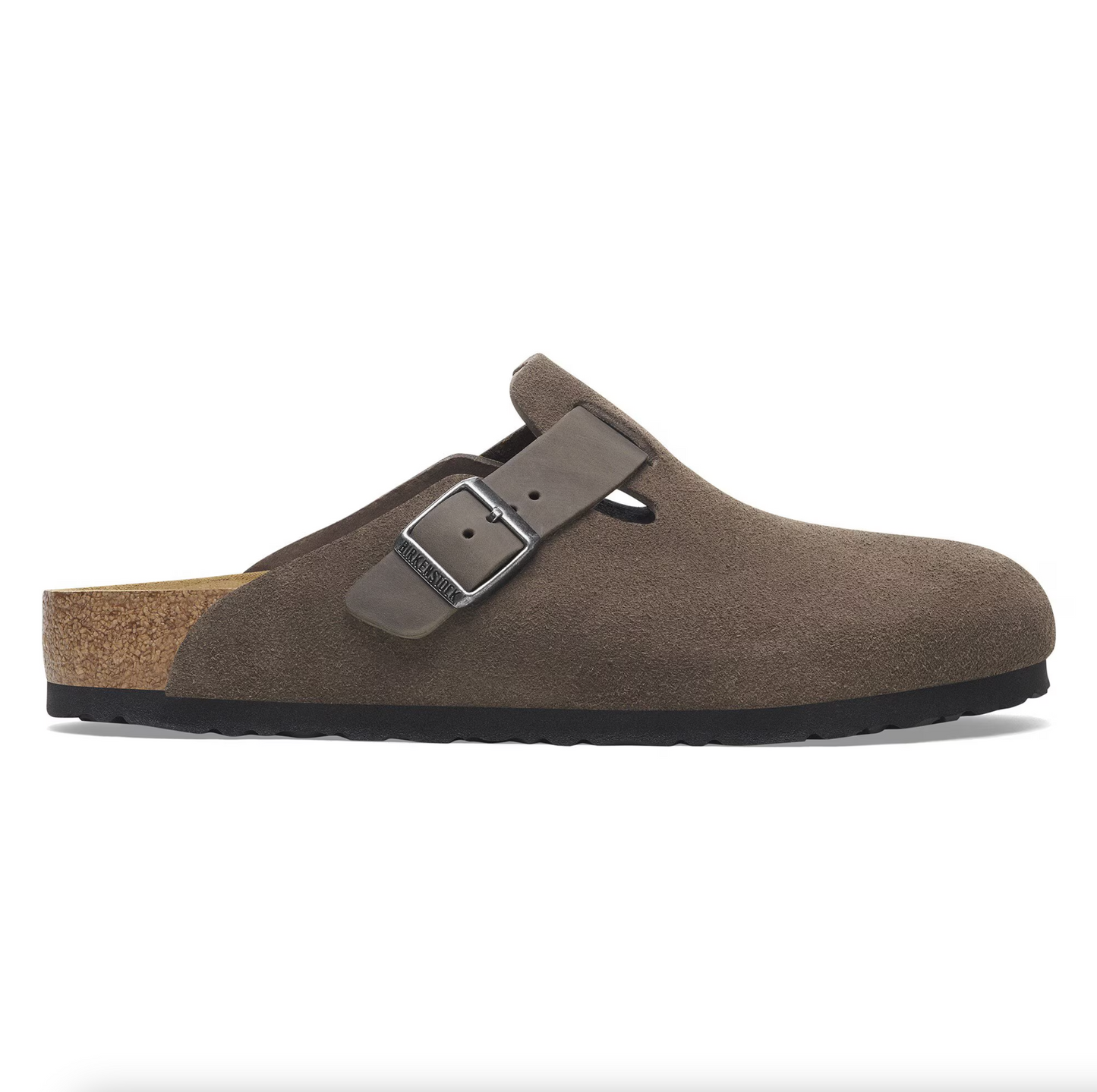 Birkenstock 1029210 Boston BS Mixed Leather Concrete Gray