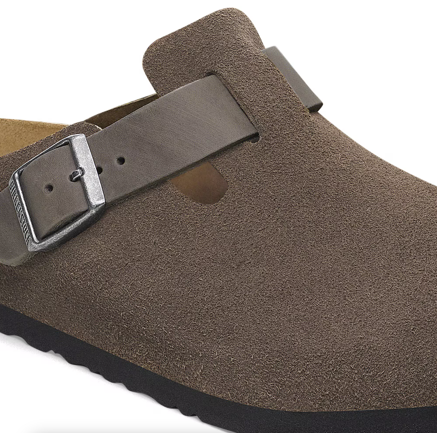 Birkenstock 1029210 Boston BS Mixed Leather Concrete Gray