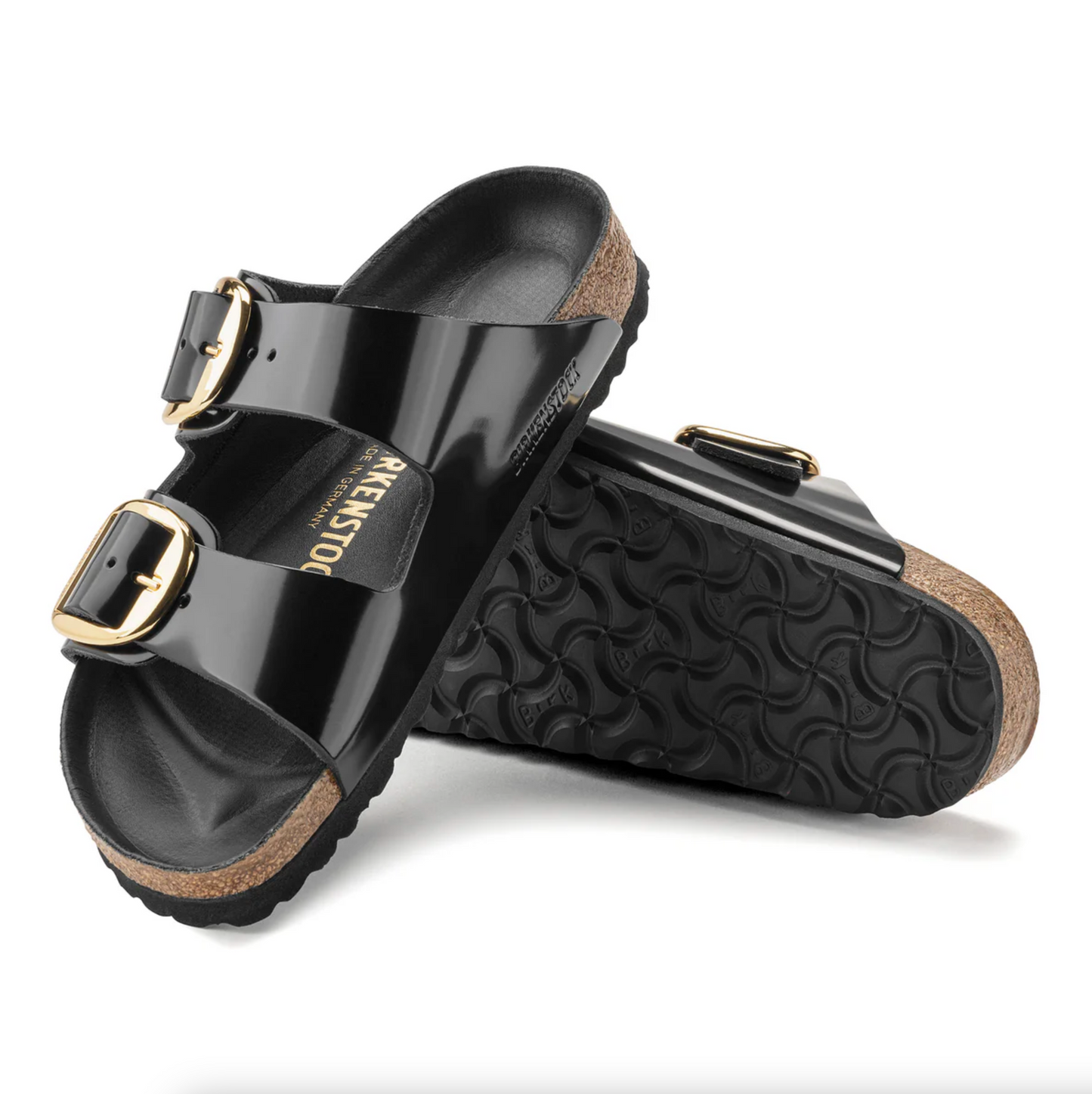 Birkenstock 1021471 Arizona Big Buckle High-Shine Black Regular