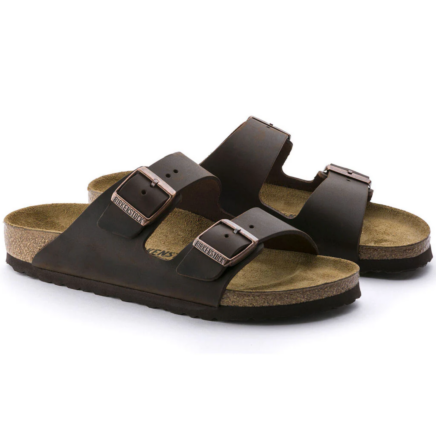 Birkenstock 052533 Arizona Oiled Leather Habana Narrow