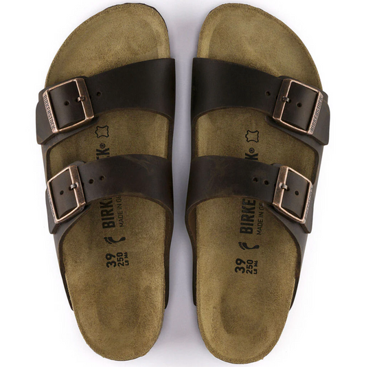 Birkenstock 052533 Arizona Oiled Leather Habana Narrow