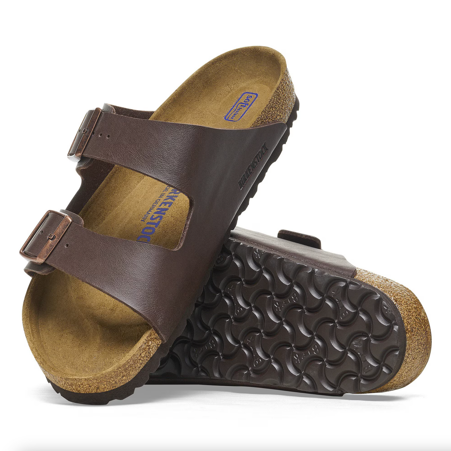 Birkenstock 0451161 Arizona SFB Dark Brown Regular
