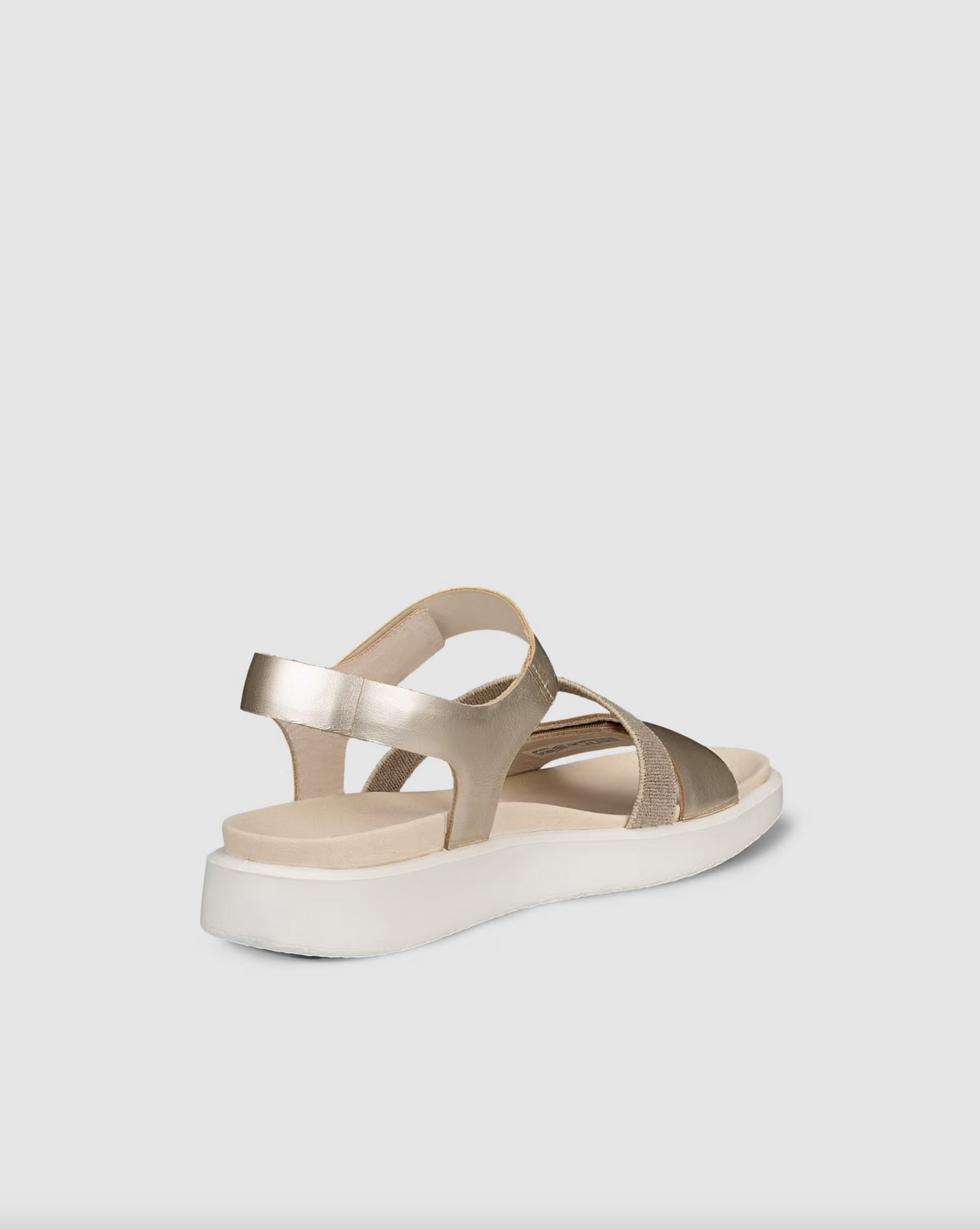 ECCO Flowt W Pure White Gold Women's Sandals
