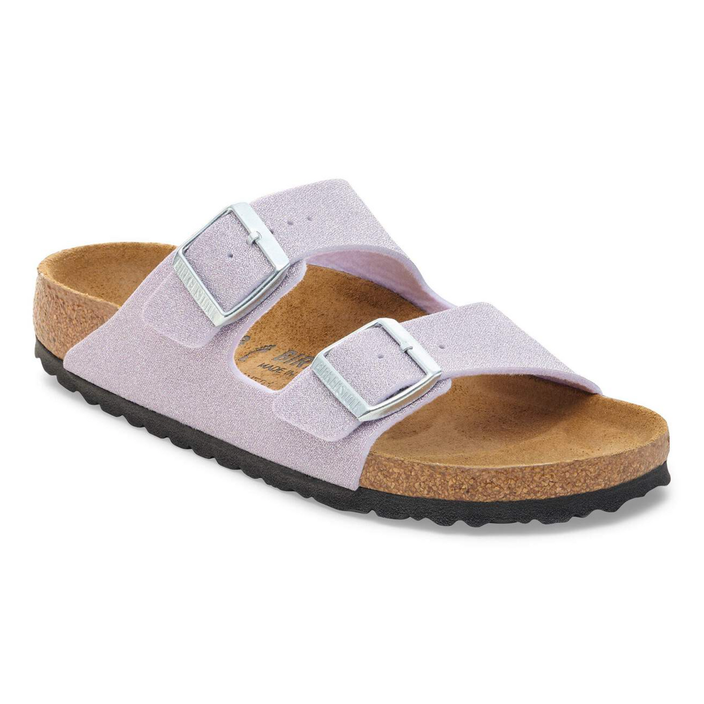 Birkenstock Arizona BS 1030164 Shiny Glitter Faded Purple Synthetic Narrow