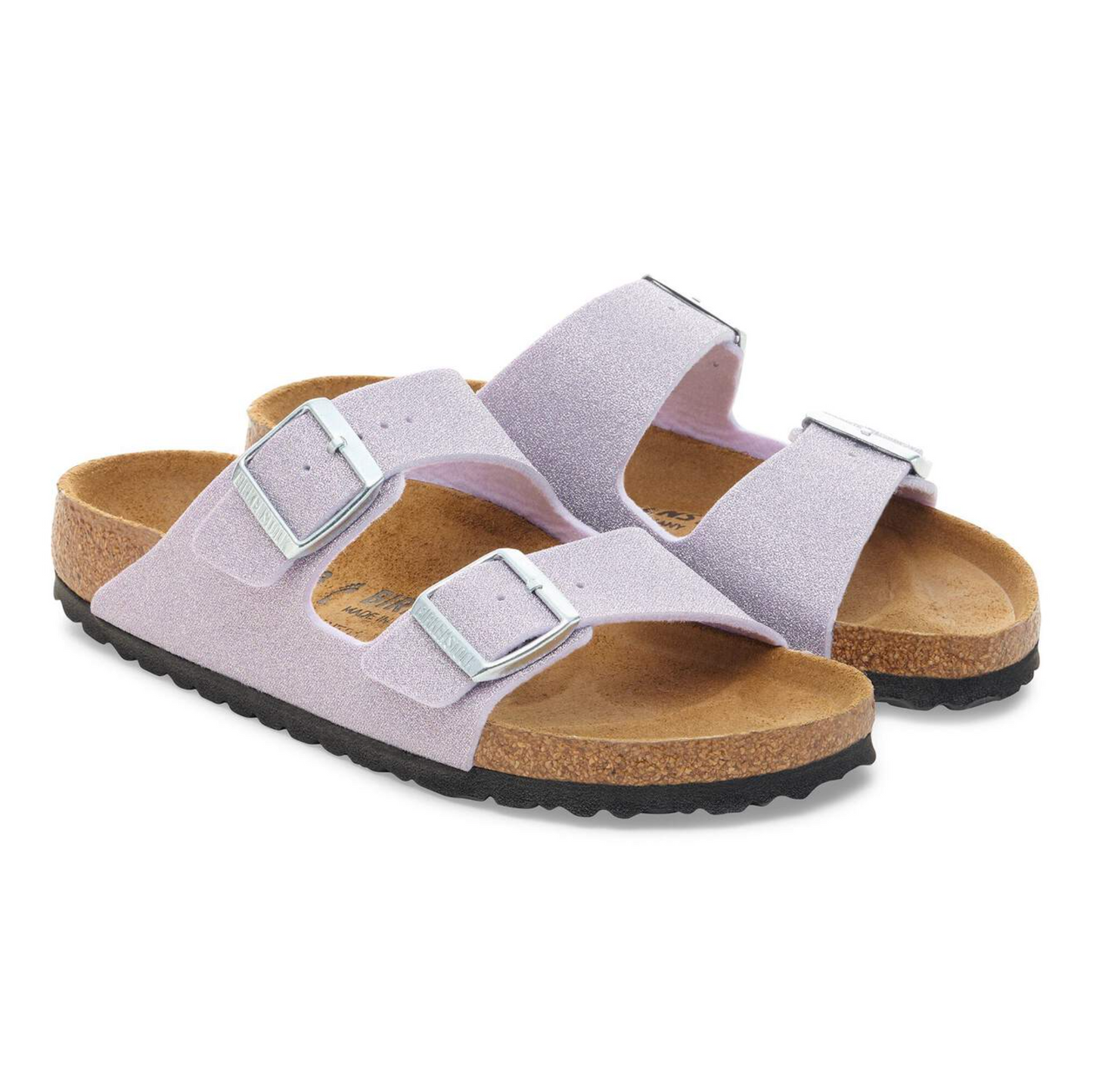 Birkenstock Arizona BS 1030164 Shiny Glitter Faded Purple Synthetic Narrow