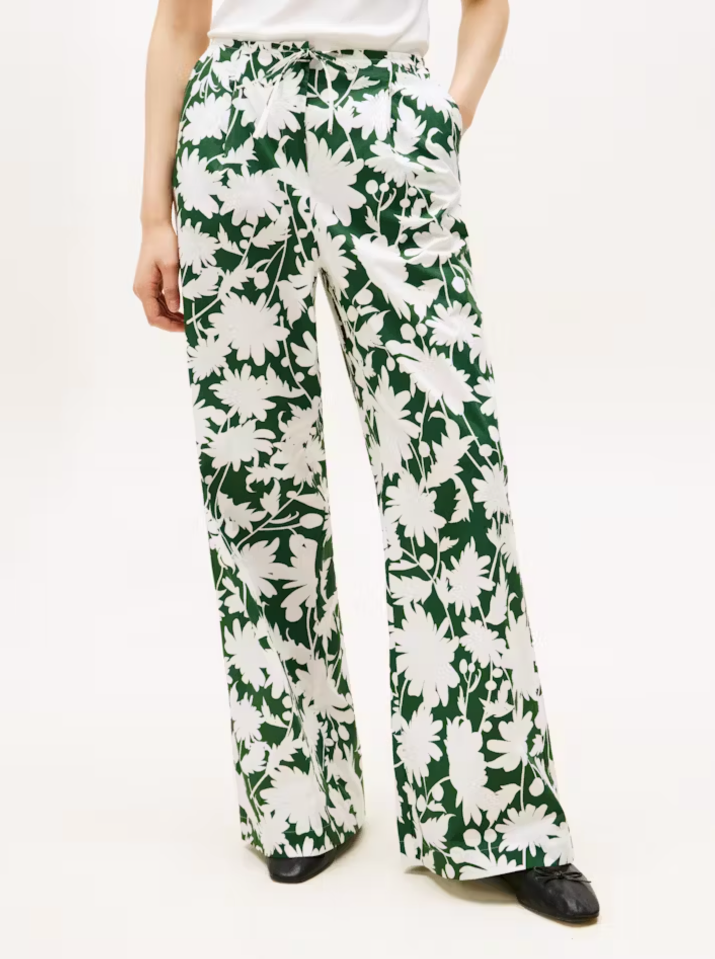 Tommy Hilfiger Floral Fluid Evergreen Pants