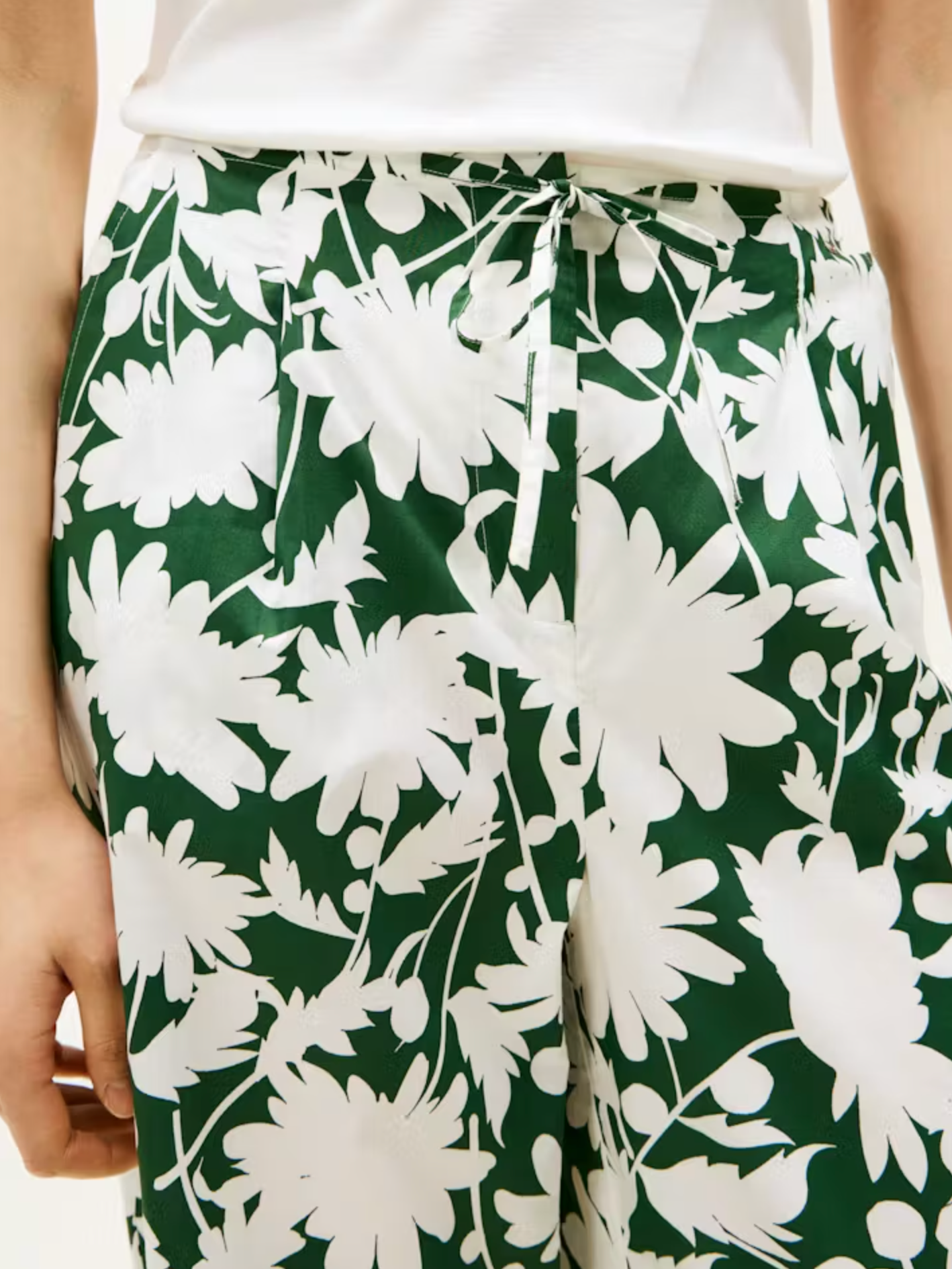 Tommy Hilfiger Floral Fluid Evergreen Pants