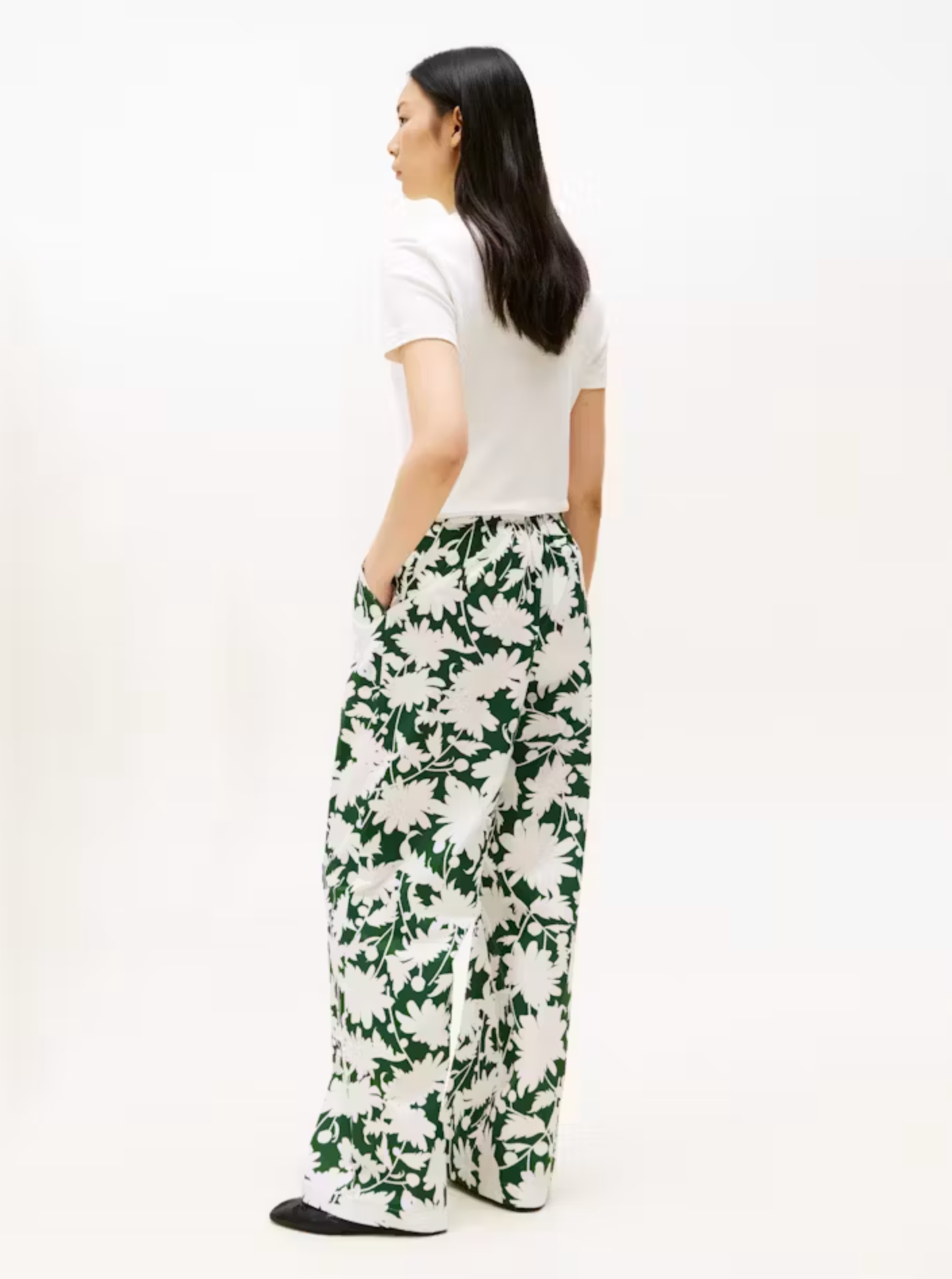 Tommy Hilfiger Floral Fluid Evergreen Pants