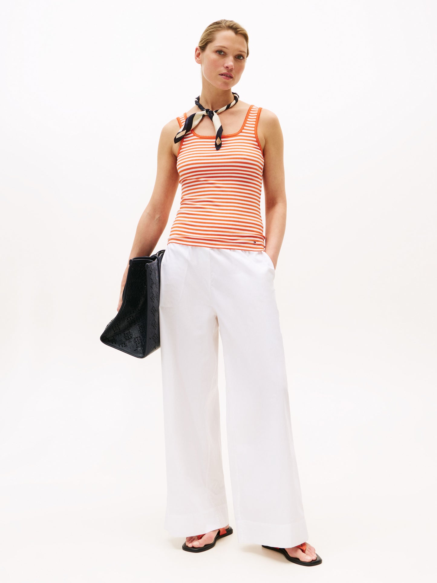 Tommy Hilfiger 5X2 Rib Slim Square-NK Tank