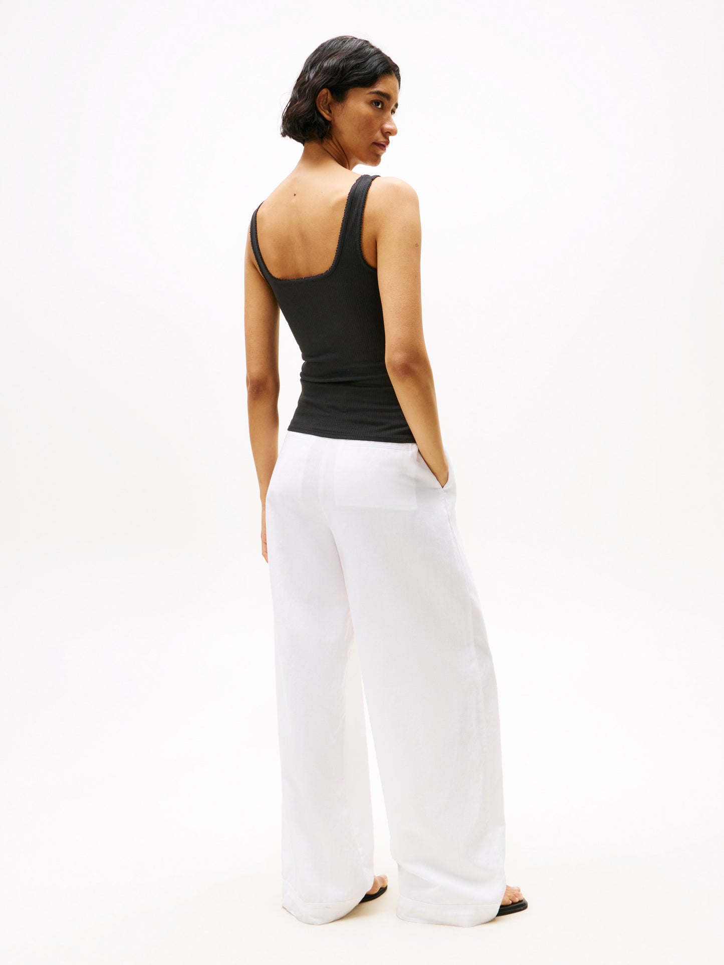 Tommy Hilfiger 5X2 Rib Slim Square-NK Tank