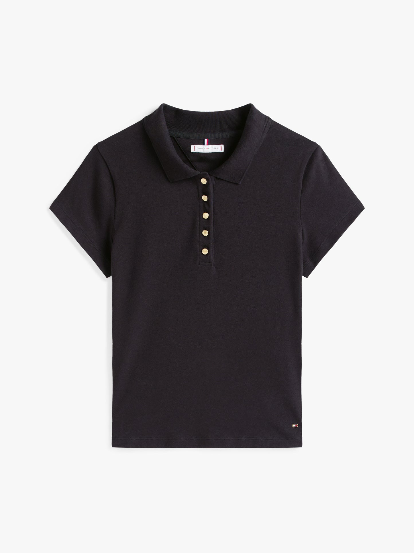 Tommy Hilfiger Gold Button Slim S/S Polo