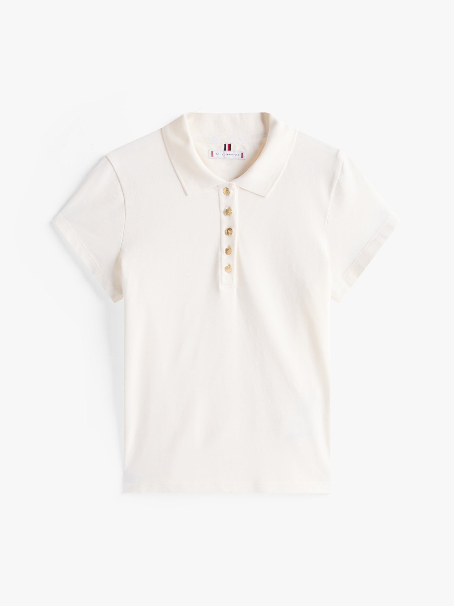 Tommy Hilfiger Gold Button Slim S/S Polo