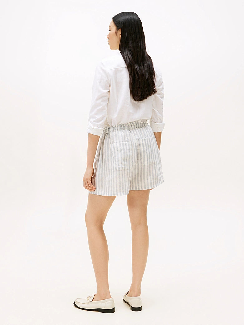 Tommy Hilfiger Linen Stripe Pull On Short
