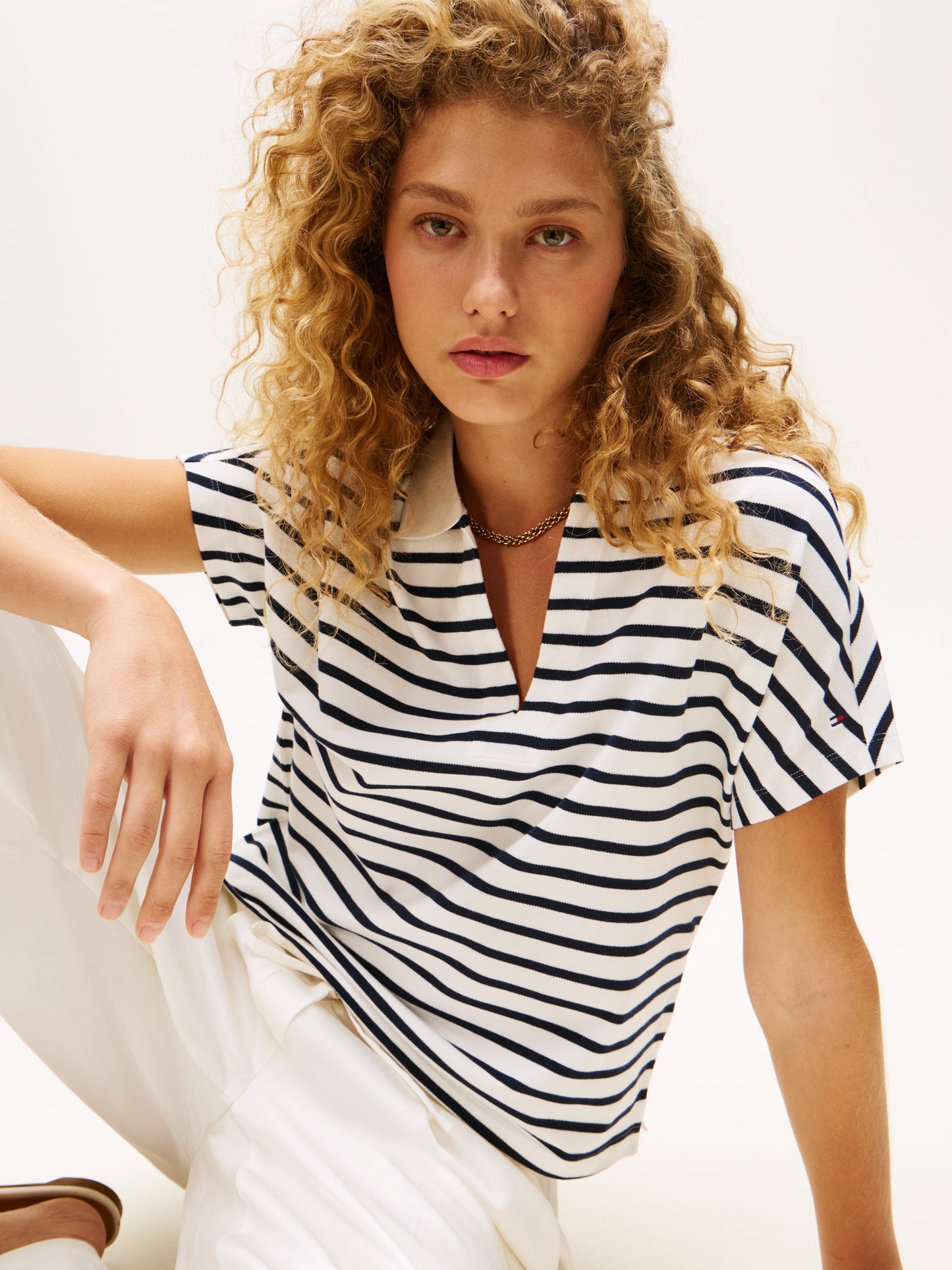 Tommy Hilfiger Lyocell Tipping Open S/S Polo