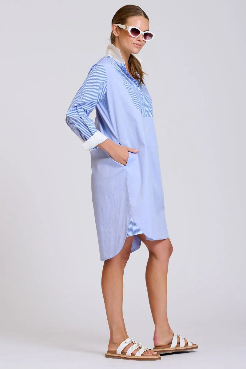 Shirty Classic Bib Shirt Dress